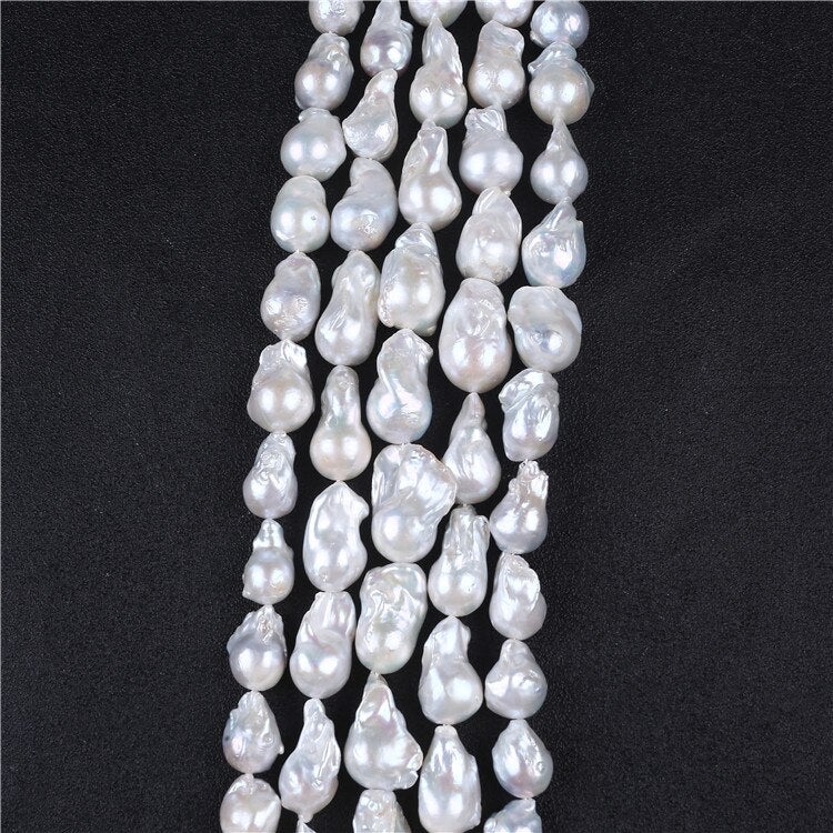 wholesale 14-15mm best quality baroque pearl strands